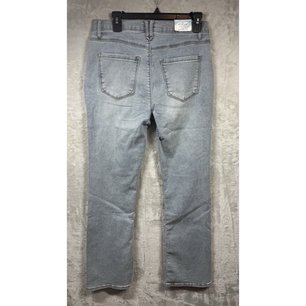 CURVE APPEAL NEW Women Jeans 10/30 Blue Curve Creator High Rise Boot Stretch - Picture 2 of 14